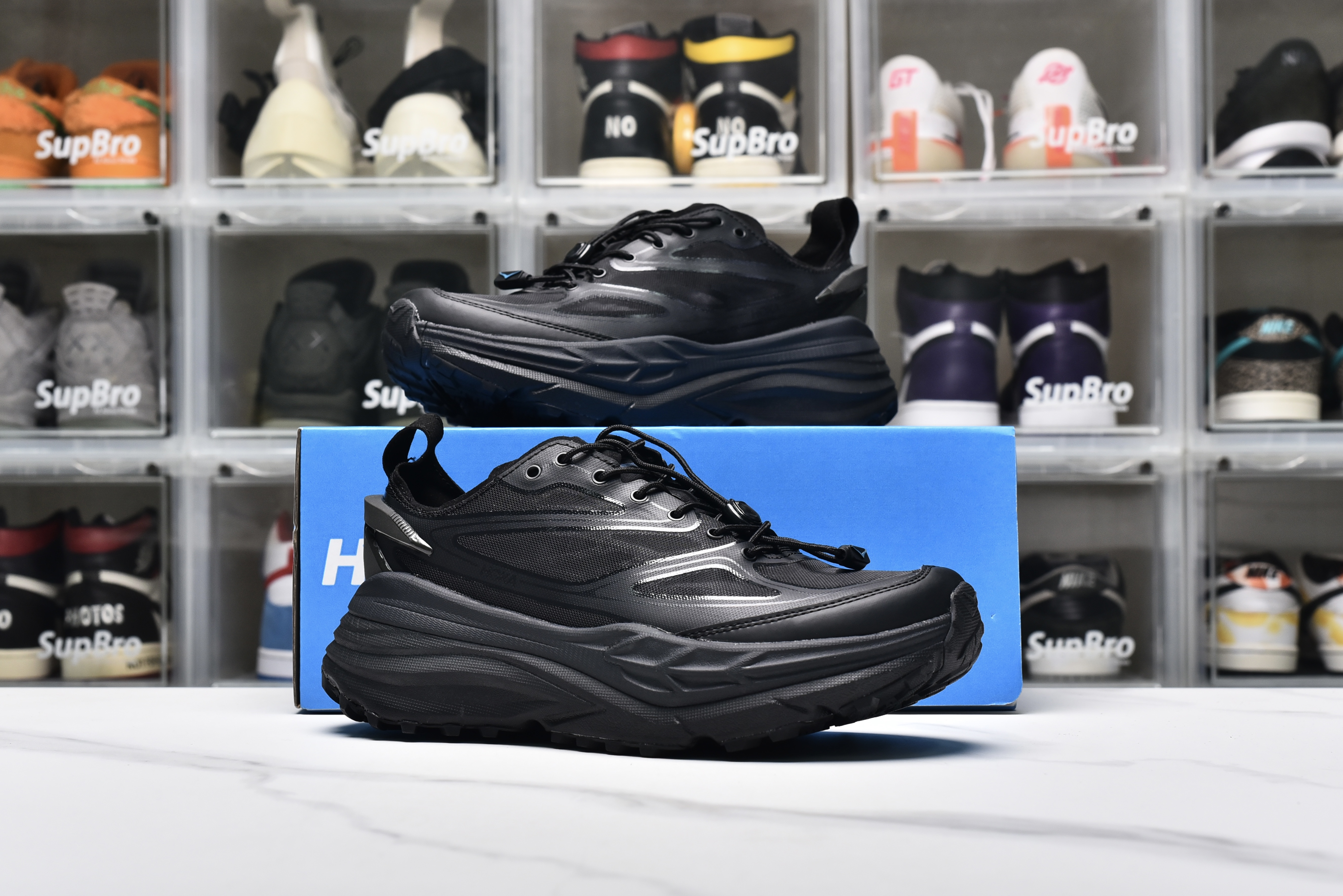 HOKA ONE ONE Stinson One7 BLACK